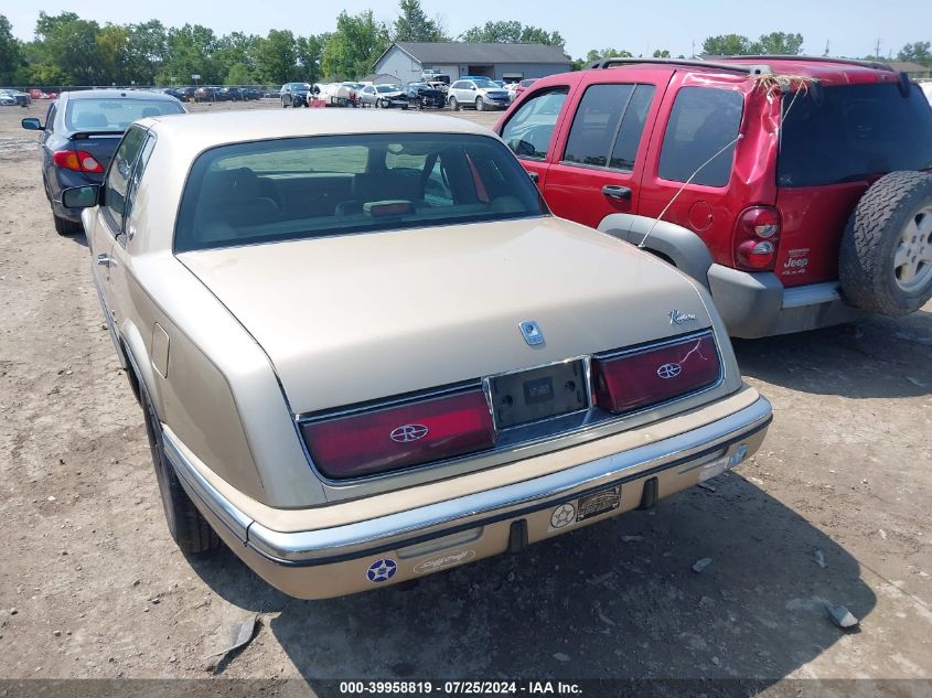 1992 Buick Riviera VIN: 1G4EZ13L9NU402327 Lot: 39958819