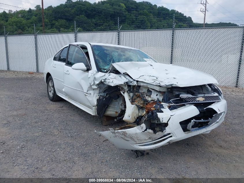 2012 Chevrolet Impala Ls VIN: 2G1WF5E36C1271073 Lot: 39958834