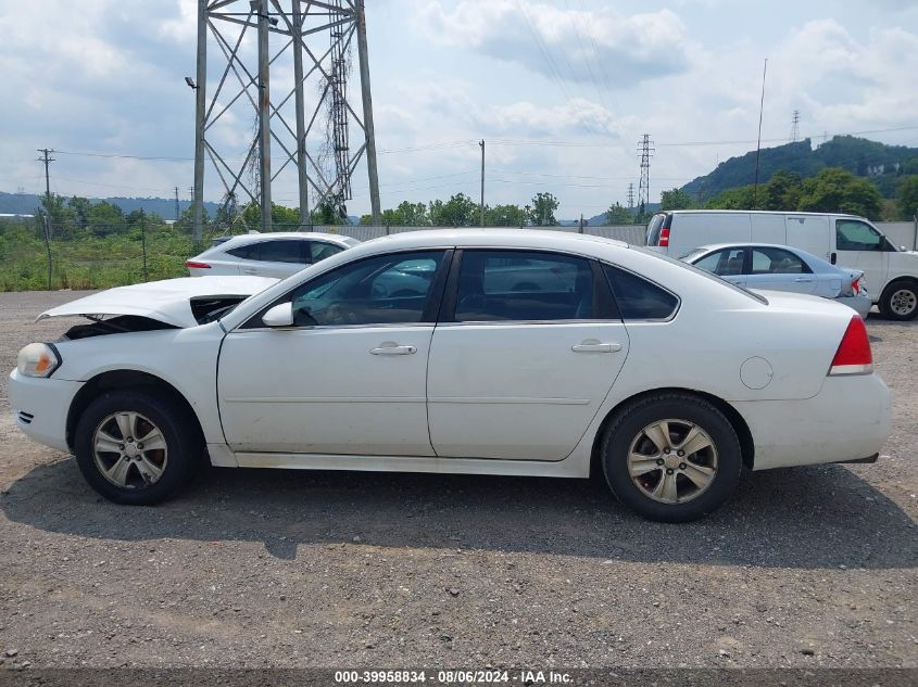 2012 Chevrolet Impala Ls VIN: 2G1WF5E36C1271073 Lot: 39958834