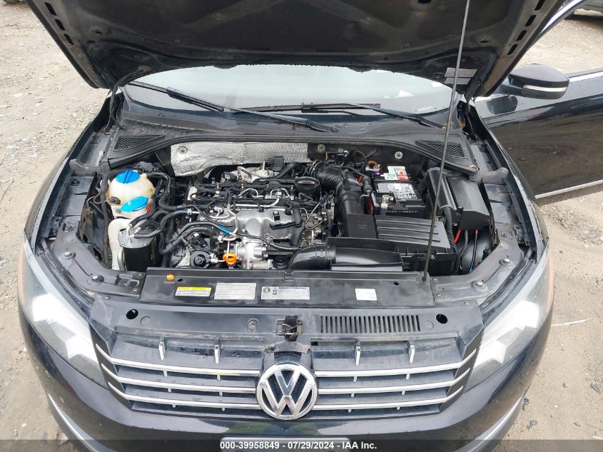 2013 Volkswagen Passat Sel VIN: 1VWCN7A37DC061914 Lot: 39958849