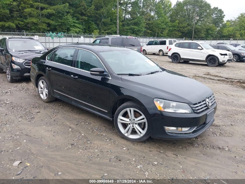 1VWCN7A37DC061914 | 2013 VOLKSWAGEN PASSAT