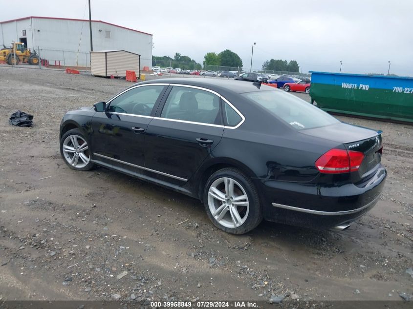 1VWCN7A37DC061914 | 2013 VOLKSWAGEN PASSAT