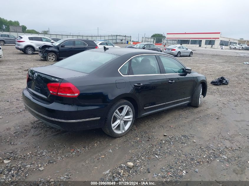 1VWCN7A37DC061914 | 2013 VOLKSWAGEN PASSAT