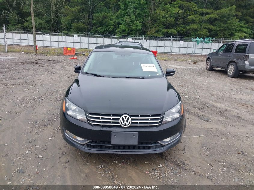 1VWCN7A37DC061914 | 2013 VOLKSWAGEN PASSAT