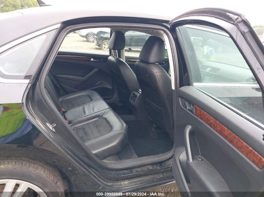 2013 Volkswagen Passat Sel VIN: 1VWCN7A37DC061914 Lot: 39958849