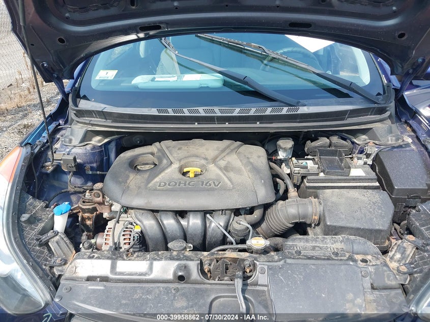 2012 Hyundai Elantra Gls Pzev VIN: 5NPDH4AE9CH087738 Lot: 39958862