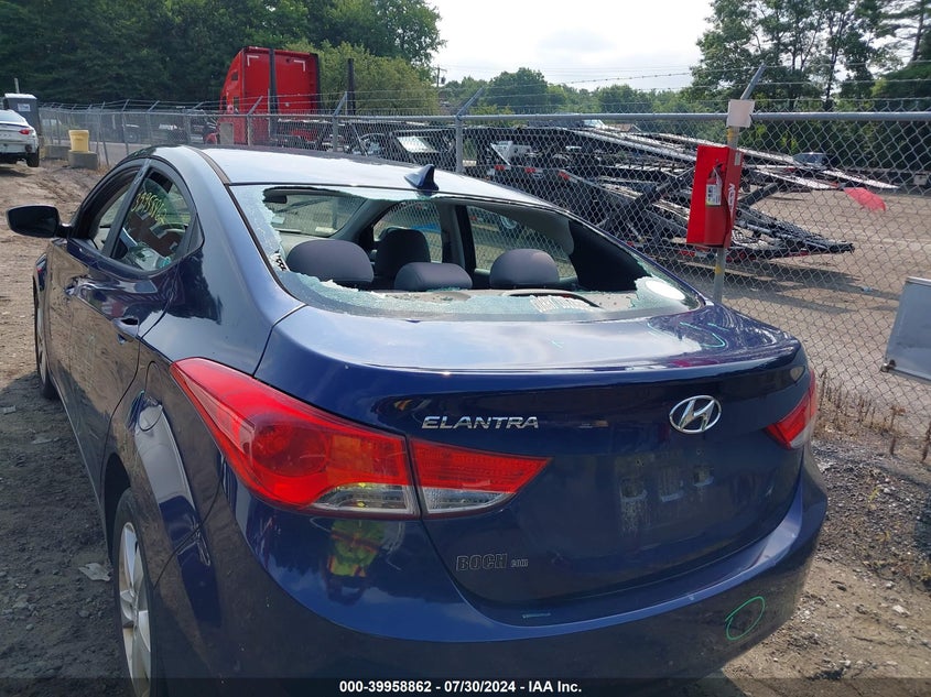 2012 Hyundai Elantra Gls Pzev VIN: 5NPDH4AE9CH087738 Lot: 39958862