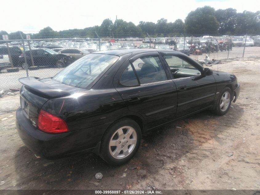 2006 Nissan Sentra 1.8S VIN: 3N1CB51D86L466926 Lot: 39958897