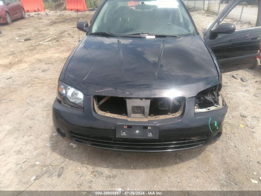 2006 Nissan Sentra 1.8S VIN: 3N1CB51D86L466926 Lot: 39958897