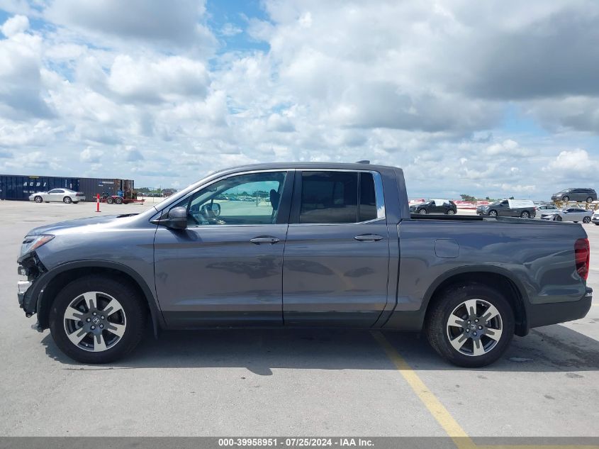 2017 Honda Ridgeline Rtl VIN: 5FPYK2F50HB003853 Lot: 39958951