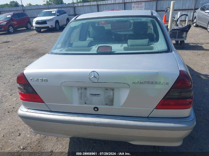1999 Mercedes-Benz C 230 VIN: WDBHA24G9XA797192 Lot: 39958961