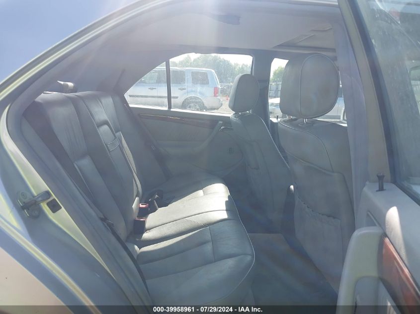 1999 Mercedes-Benz C 230 VIN: WDBHA24G9XA797192 Lot: 39958961