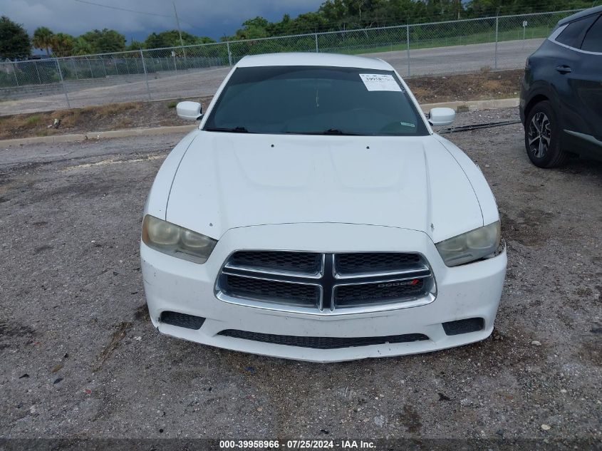 2013 Dodge Charger Se VIN: 2C3CDXBG0DH595748 Lot: 39958966