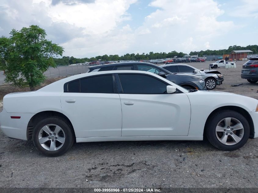 2013 Dodge Charger Se VIN: 2C3CDXBG0DH595748 Lot: 39958966