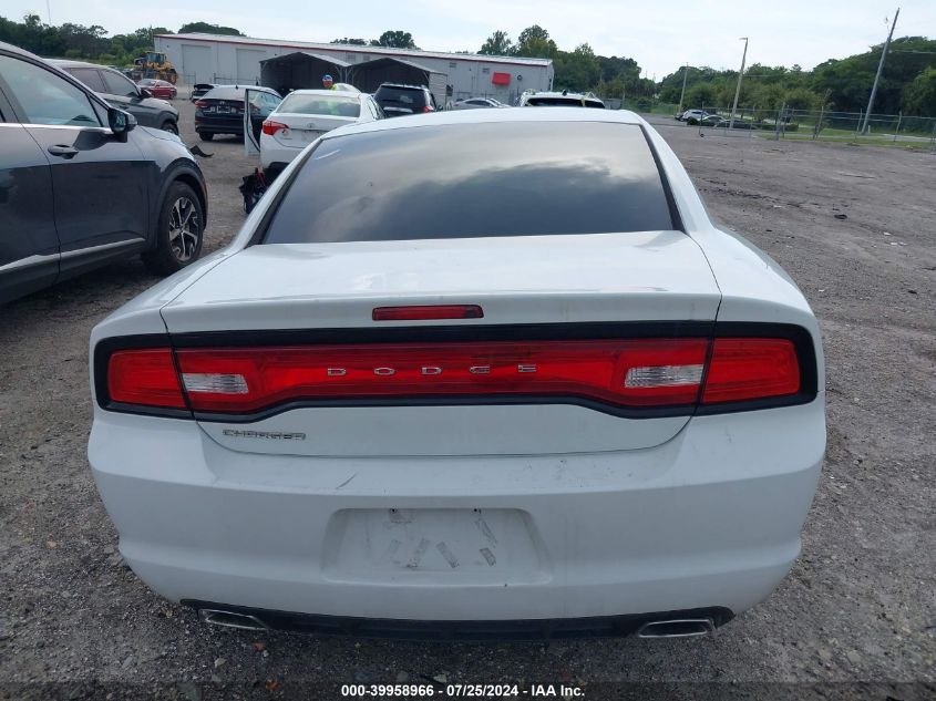 2013 Dodge Charger Se VIN: 2C3CDXBG0DH595748 Lot: 39958966