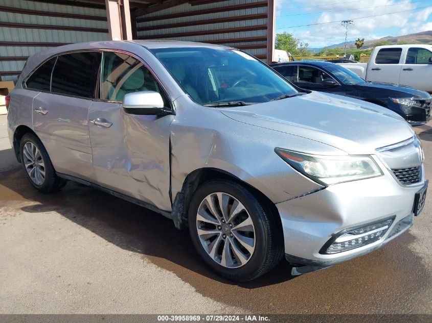 2014 Acura Mdx Technology Package VIN: 5FRYD3H43EB002199 Lot: 39958969