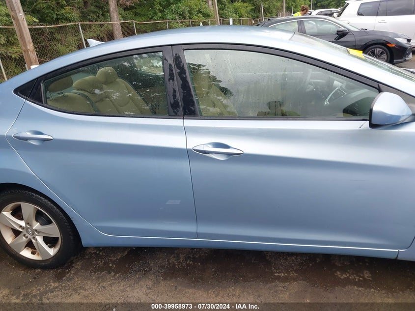 2012 Hyundai Elantra Gls/Limited VIN: KMHDH4AE1CU431516 Lot: 39958973