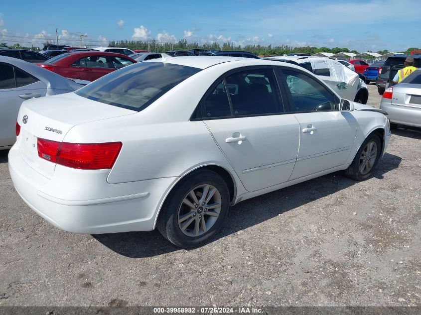 2010 Hyundai Sonata Gls VIN: 5NPET4AC4AH595842 Lot: 39958982