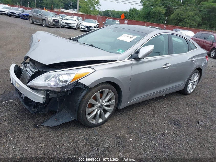 Vin: kmhfh4jg6ea355497, lot: 40446070, hyundai azera limited 20142