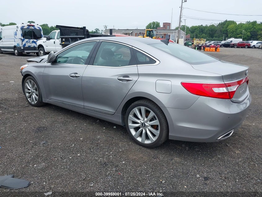 Vin: kmhfh4jg6ea355497, lot: 40446070, hyundai azera limited 20143