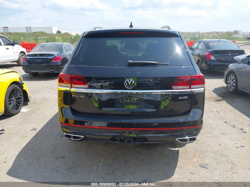 2021 Volkswagen Atlas 3.6L V6 Sel Premium R-Line VIN: 1V2FR2CAXMC553936 Lot: 39959083