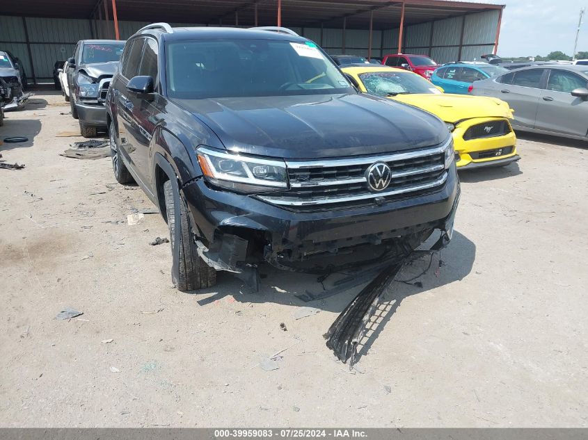 2021 Volkswagen Atlas 3.6L V6 Sel Premium R-Line VIN: 1V2FR2CAXMC553936 Lot: 39959083