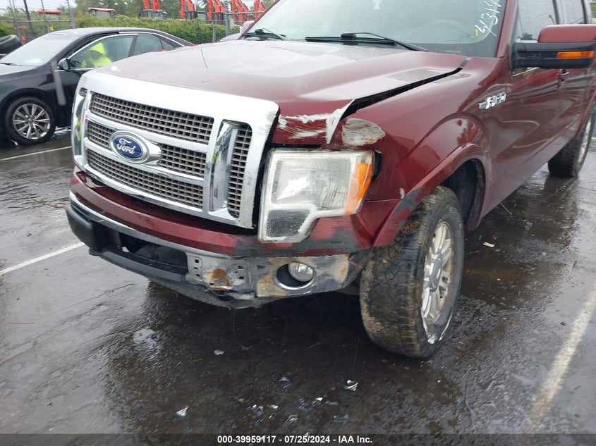 2010 Ford F150 Supercrew VIN: 1FTFW1EV7AFC43144 Lot: 39959117