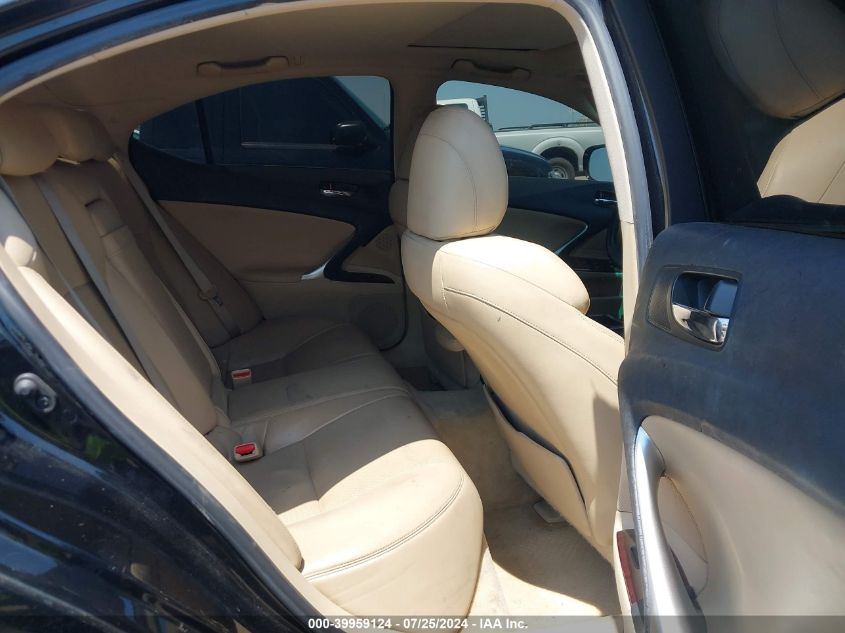 2007 Lexus Is 250 VIN: JTHBK262472038741 Lot: 39959124