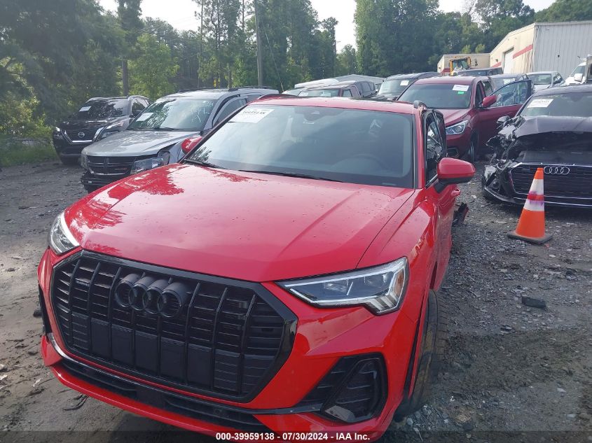 2023 Audi Q3 Premium Plus 45 Tfsi S Line Quattro Tiptronic VIN: WA1EEDF3XP1095228 Lot: 39959138