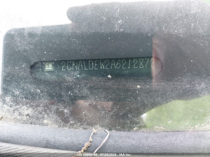 2010 Chevrolet Equinox Lt VIN: 2CNALDEW2A6212872 Lot: 39959198