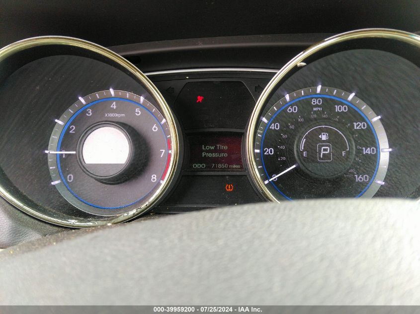 2013 Hyundai Sonata Gls VIN: 5NPEB4AC8DH702835 Lot: 39959200