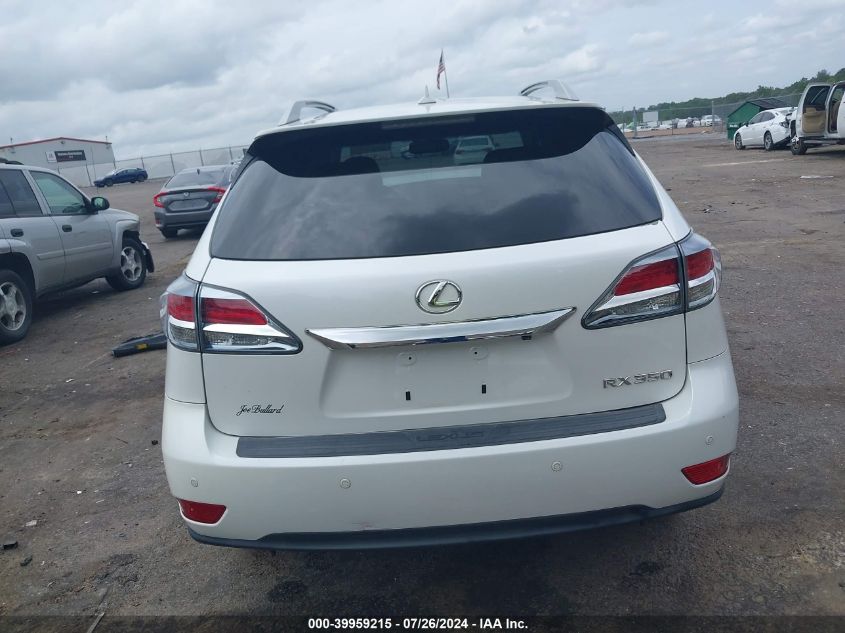 2013 Lexus Rx 350 350 VIN: 2T2ZK1BAXDC126709 Lot: 39959215