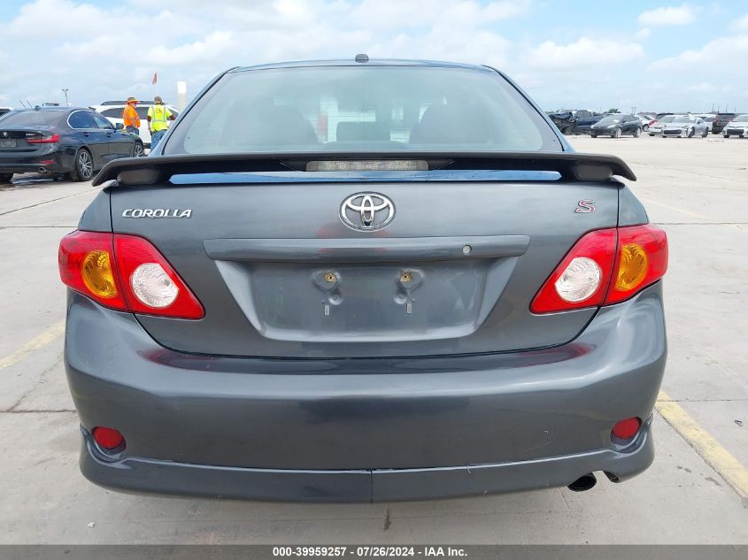 2010 Toyota Corolla S VIN: 2T1BU4EE1AC511698 Lot: 39959257