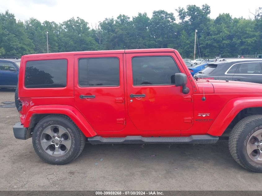 2016 Jeep Wrangler Unlimited Sahara VIN: 1C4HJWEG4GL264503 Lot: 39959268