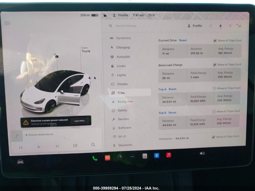 2022 TESLA MODEL 3 - 5YJ3E1EB7NF210831