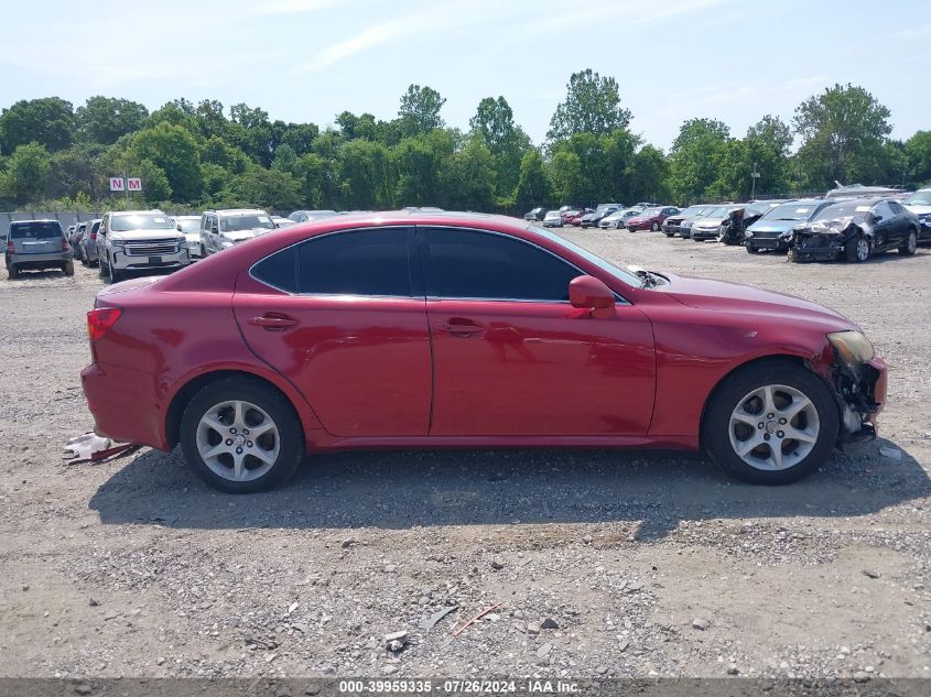 2006 Lexus Is 250 VIN: JTHCK262262001626 Lot: 39959335