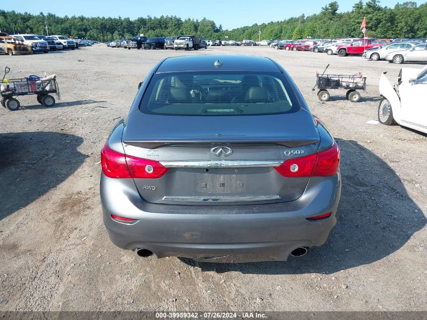 2015 Infiniti Q50 VIN: JN1BV7AR6FM420561 Lot: 39959342