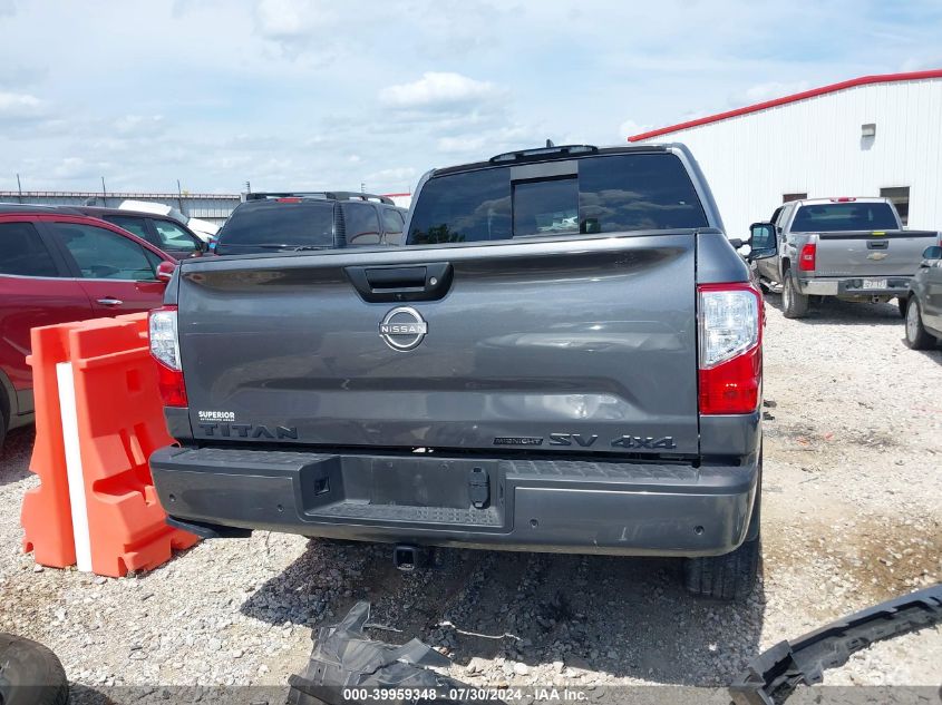 2023 Nissan Titan Sv 4X4 VIN: 1N6AA1ED7PN113215 Lot: 39959348