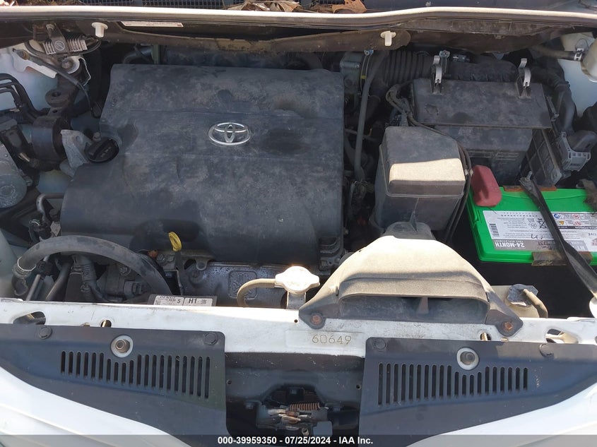 2015 Toyota Sienna Le 7 Passenger VIN: 5TDJK3DC0FS126515 Lot: 39959350