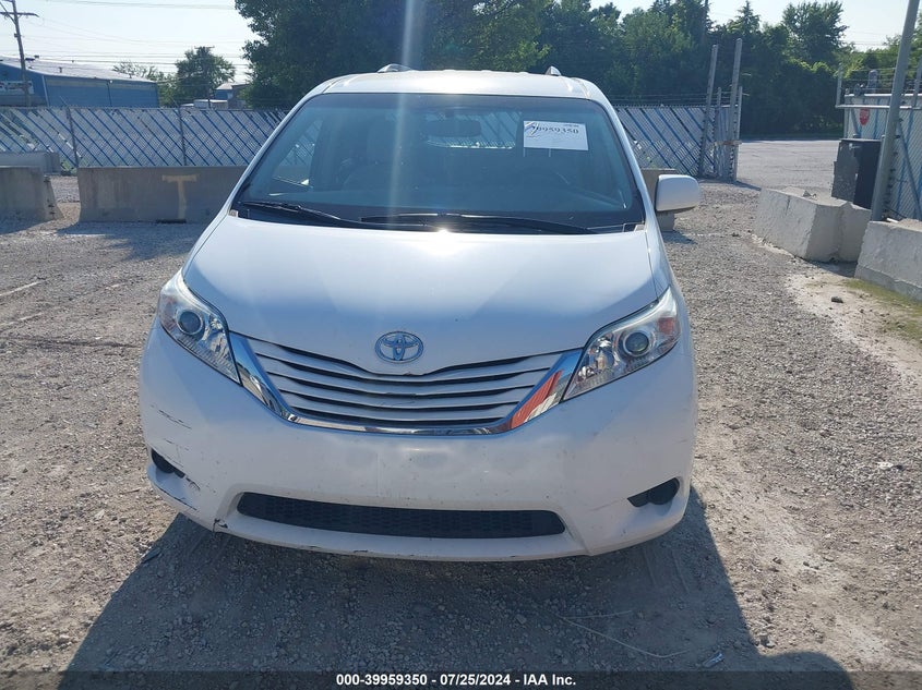 2015 Toyota Sienna Le 7 Passenger VIN: 5TDJK3DC0FS126515 Lot: 39959350
