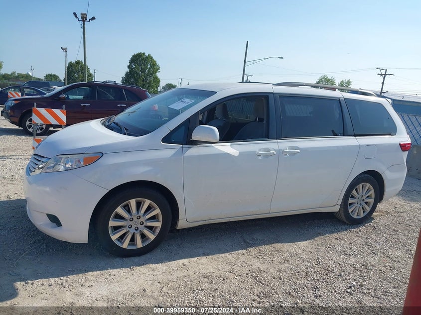 2015 Toyota Sienna Le 7 Passenger VIN: 5TDJK3DC0FS126515 Lot: 39959350