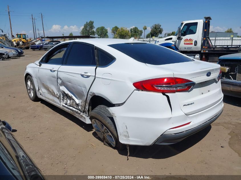 2020 Ford Fusion Se VIN: 3FA6P0H76LR129166 Lot: 39959410