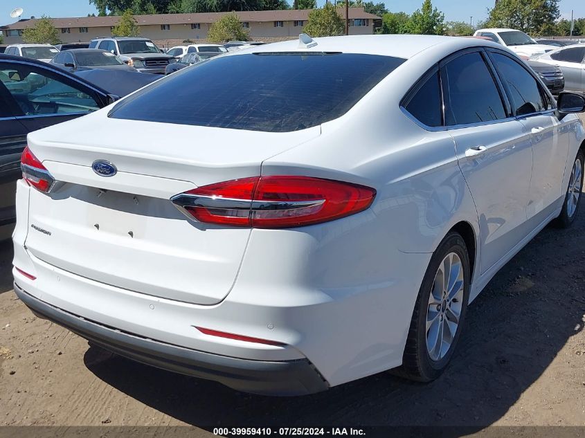 2020 Ford Fusion Se VIN: 3FA6P0H76LR129166 Lot: 39959410