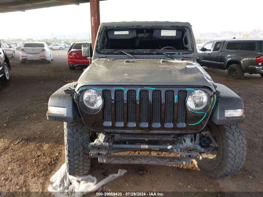 2022 Jeep Wrangler Unlimited Willys Sport 4X4 VIN: 1C4HJXDG4NW278145 Lot: 39959420