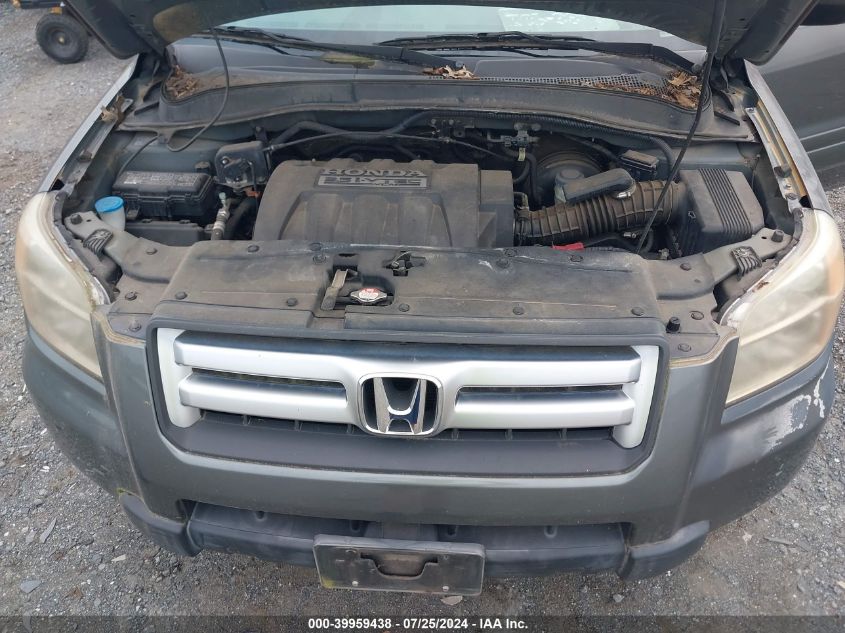 2007 Honda Pilot Lx VIN: 5FNYF28117B030498 Lot: 39959438