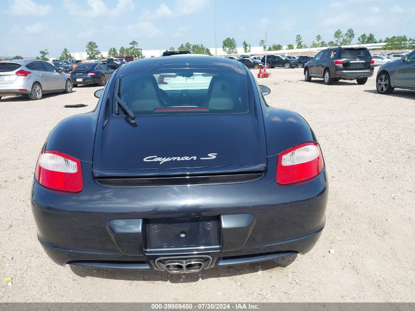 2006 Porsche Cayman S VIN: WP0AB29846U785742 Lot: 39959450