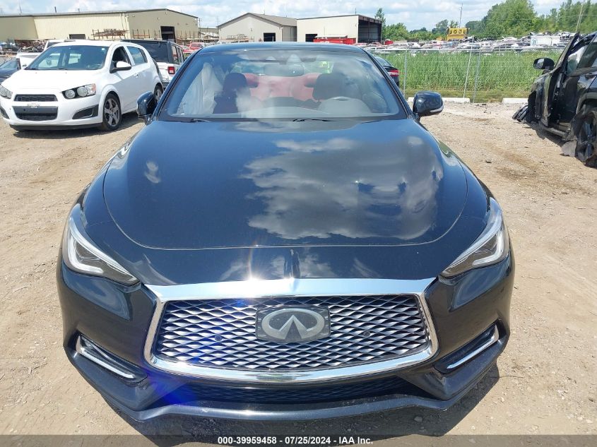 2018 Infiniti Q60 3.0T Red Sport 400 VIN: JN1FV7EL3JM631085 Lot: 39959458