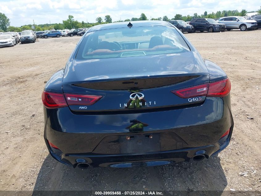 2018 Infiniti Q60 3.0T Red Sport 400 VIN: JN1FV7EL3JM631085 Lot: 39959458