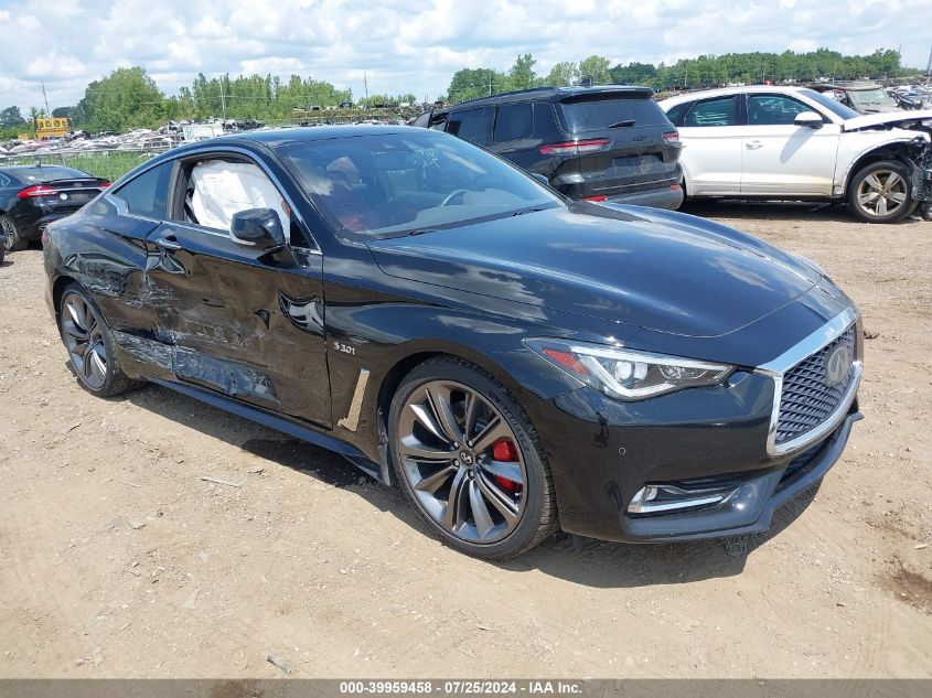 2018 Infiniti Q60 3.0T Red Sport 400 VIN: JN1FV7EL3JM631085 Lot: 39959458