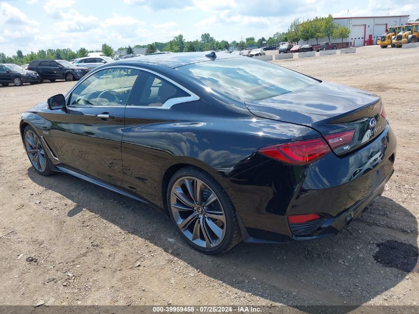 2018 Infiniti Q60 3.0T Red Sport 400 VIN: JN1FV7EL3JM631085 Lot: 39959458